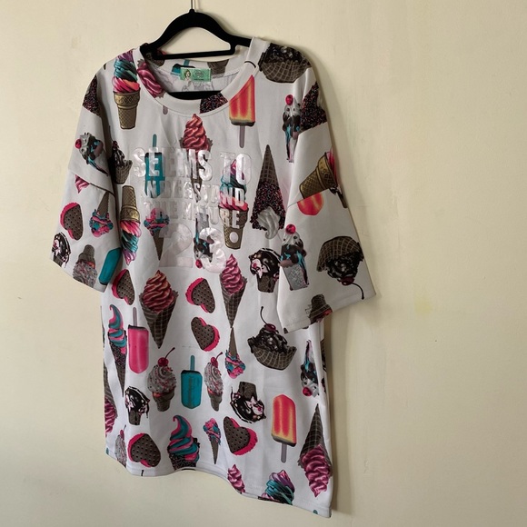 🍦🍦Oversized Korean Style Shirt Size XL - Picture 2 of 5